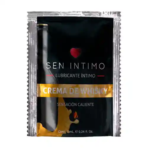 Lubricante Caliente Crema De Whisky 7ml Sachet