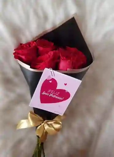 Bouquet De Rosas San Valentín