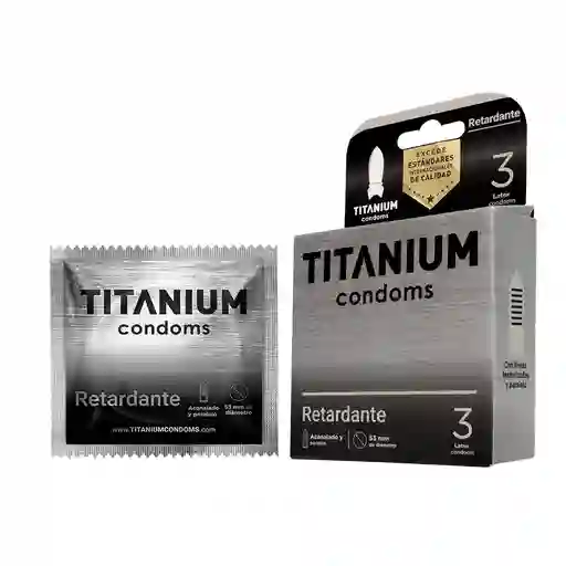 Condones Retardantes X3 Titanium