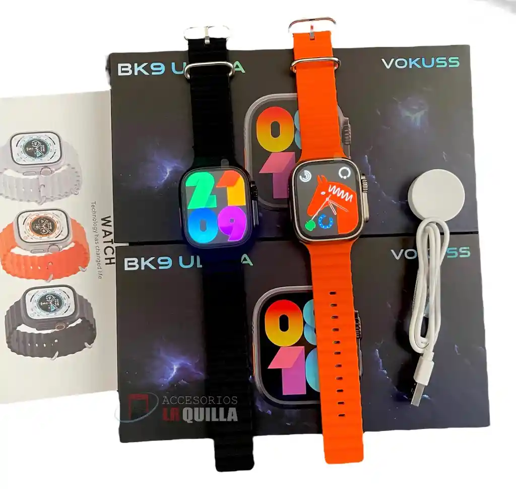 Reloj Inteligente Bk9 Ultra Serie 9 *naranja* | Smartwatch