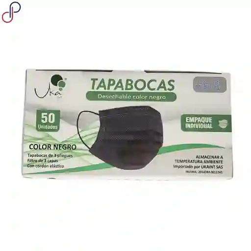 Tapabocas Negro