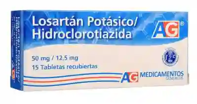 Losartan + Hidroclorotiazida X 15 Tabletas