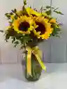 Florero De Girasoles
