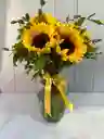 Florero De Girasoles