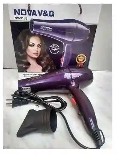 Secador De Cabello Nova Caliente-frio 5000w