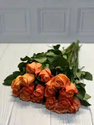 Paquete De Rosas Naranja