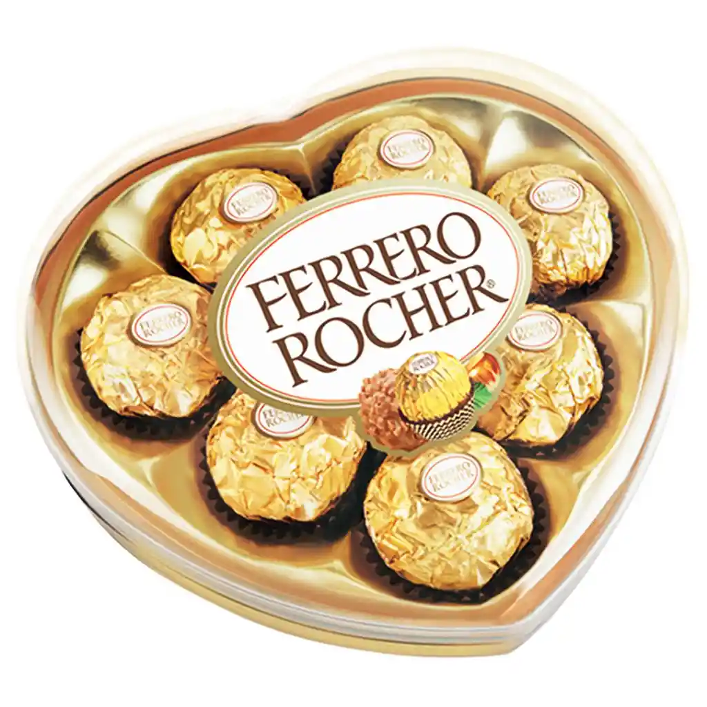 Chocolate Ferrero Rocher Corazón