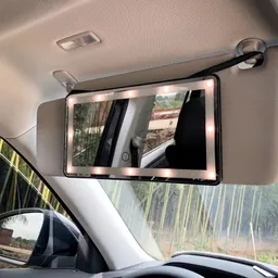 Espejo Con Pantalla Táctil Y Luz Para Auto