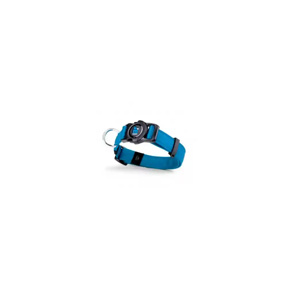 Collar Memopet Poliester Color Azul S