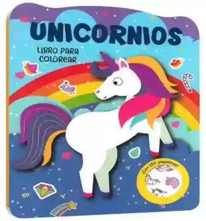 Libro Para Colorear Unicornios Multicolor