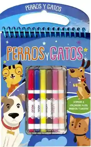 Perros Y Gatos 6 Marcadores