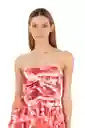 Top Rosie Estampado Rojo S