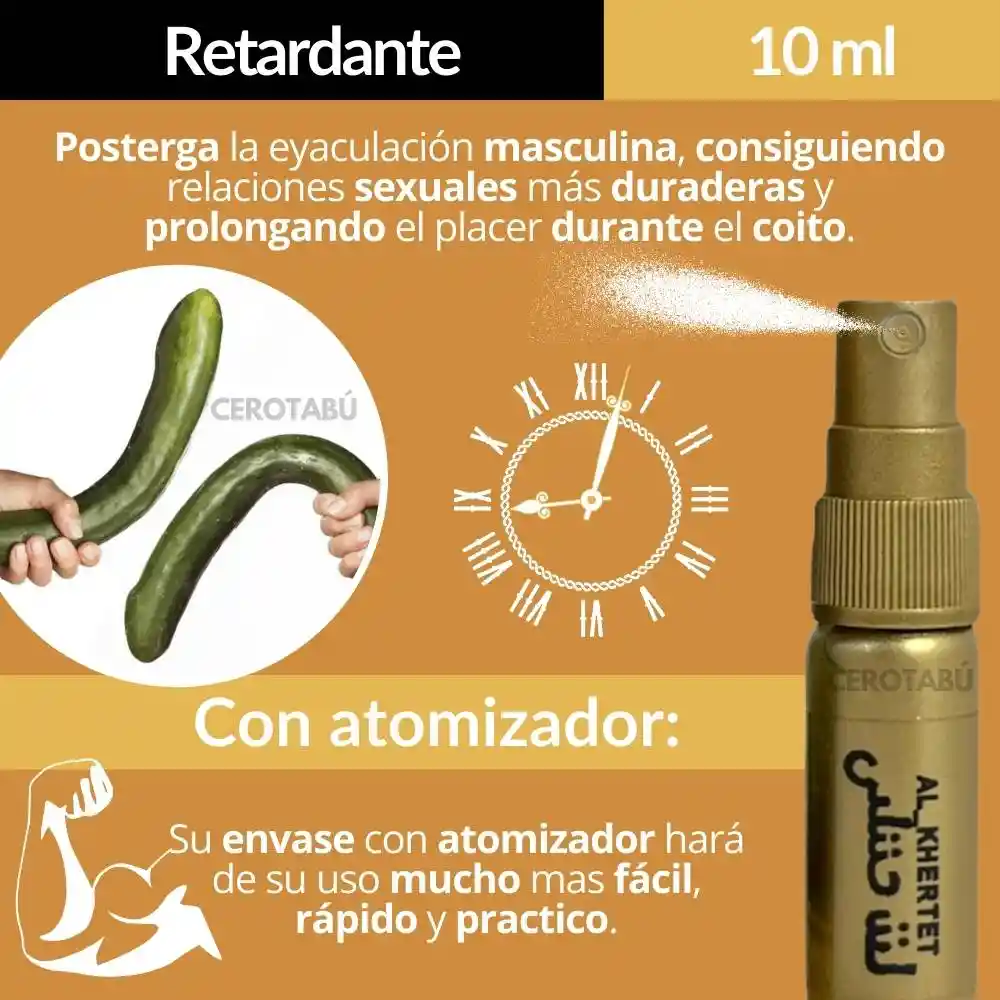 X3 Lubricante Rino Retardante Masculino Spray Hombre