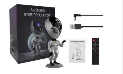 Lampara Alien Proyector De Galaxia Con Control