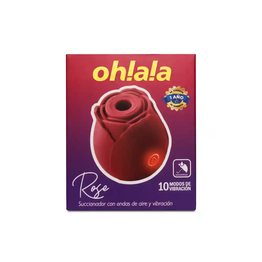 Vibrador Y Succionador De Clitoris Ohlala Rose