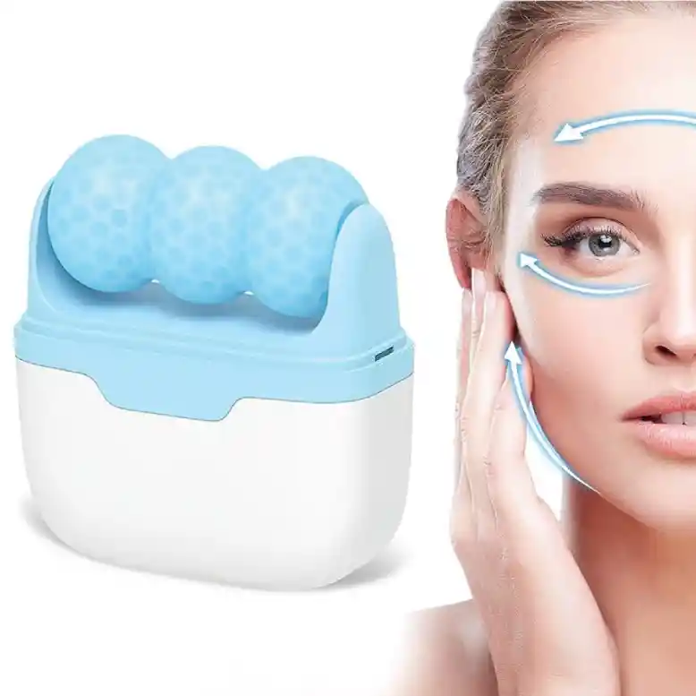 Rodillo Masajeador Frio 2 En 1 Facial Corporal Cuidado Piel