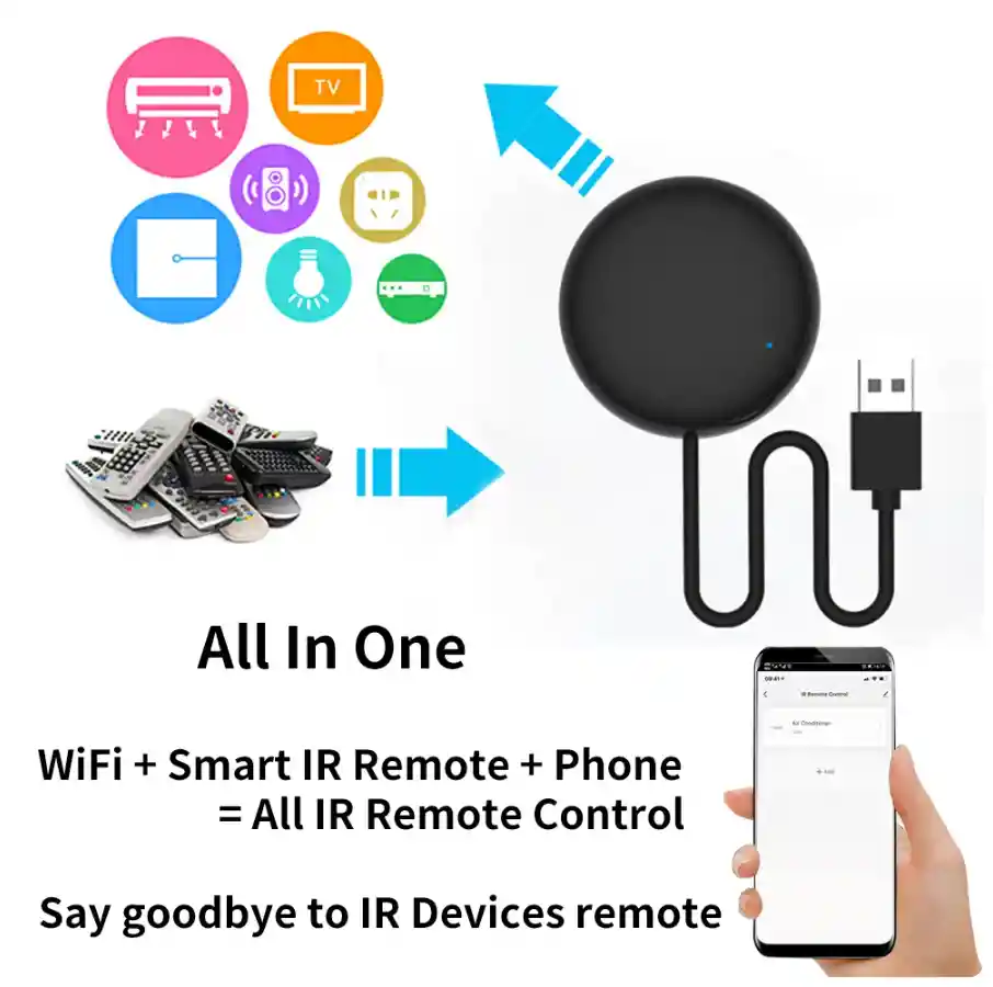 Control Remoto Universal Inteligente Wifi Ir Infrarojo