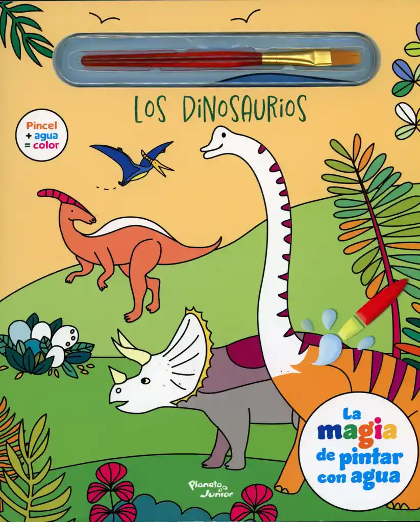 La Magia De Pintar Con Agua Los Dinosaurios