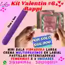 Kit San Valentin, #6, Promocion Rappi, Kit Sexual, Combo Lubricantes, Vibrador, Kit Valentin