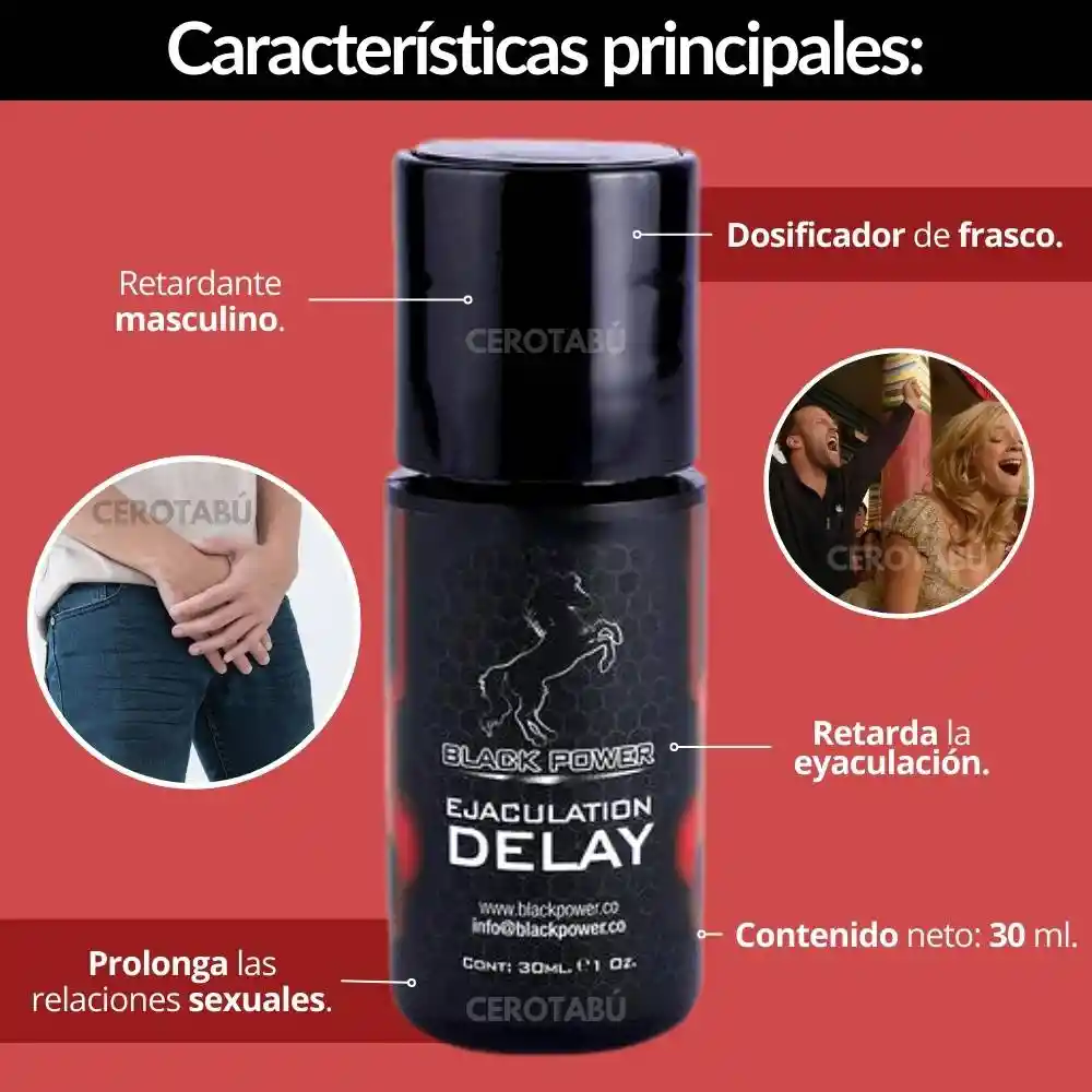 Lubricante Retardante Delay Previene Eyaculacion Precoz 30ml