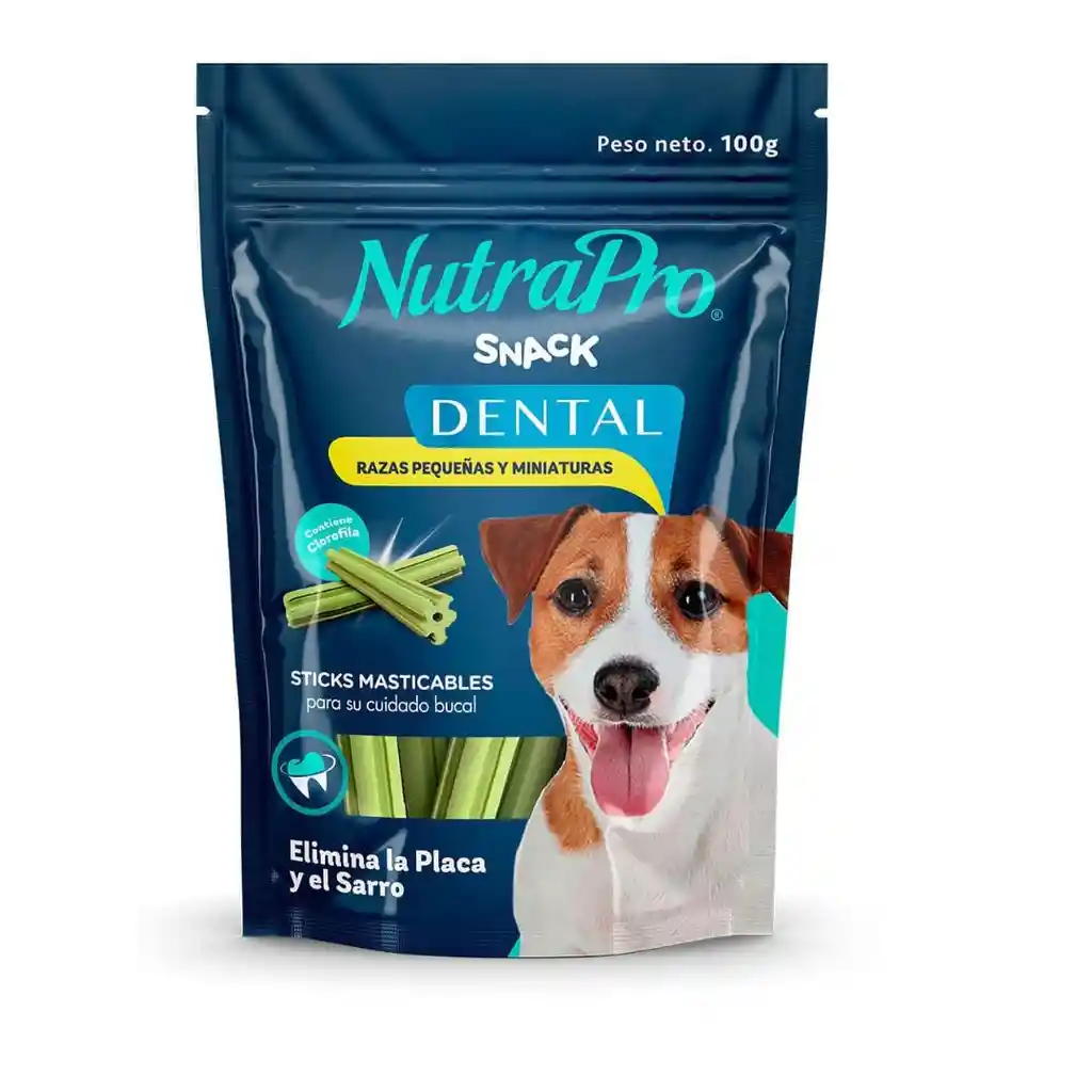 Nutrapro Snack Dental Razas Pequeñas Y Miniaturas 100 Gr