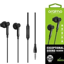 Audifonos De Cable Oraimo Negro Thor