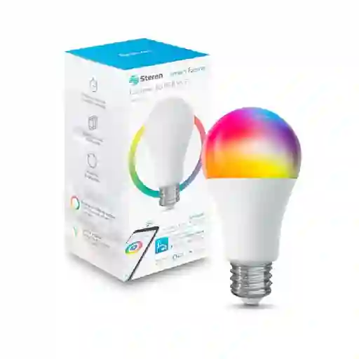 Bombillo Steren Shome 120 Rgb Wifi 10w