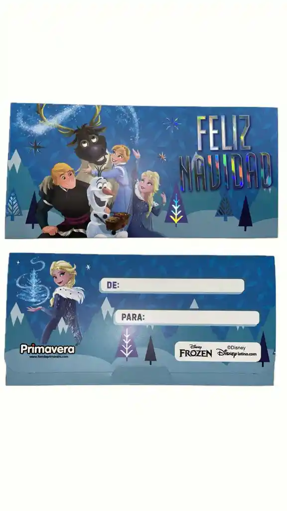 Lluvia De Sobre Disney Frozen Navidad