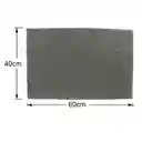 Tapete Para Entrada 60x40cm Conformat Bicolor -negro/gris