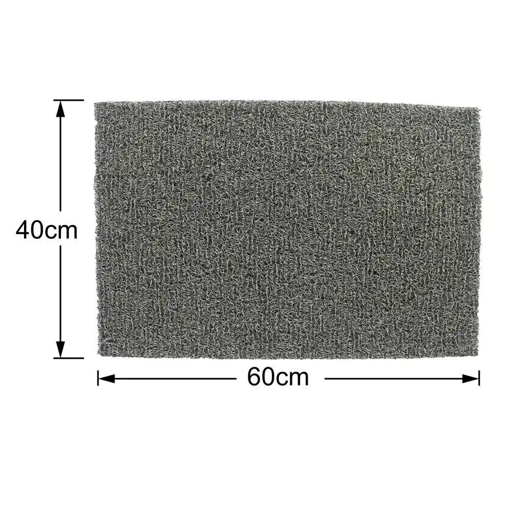 Tapete Para Entrada 60x40cm Conformat Bicolor -negro/gris