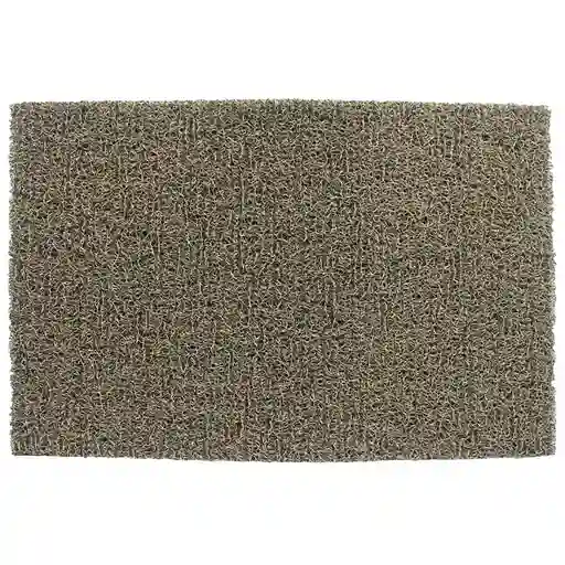 Tapete Para Entrada 60x40cm Conformat Bicolor -café/beige