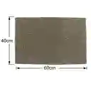 Tapete Para Entrada 60x40cm Conformat Bicolor -café/beige