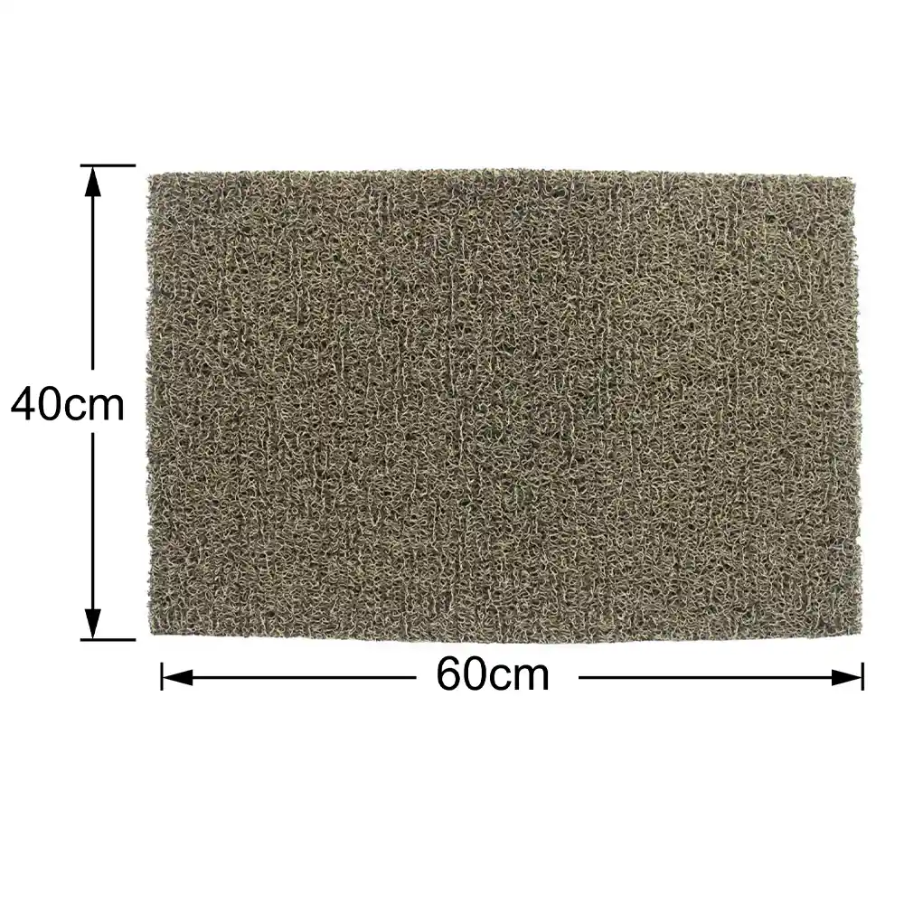 Tapete Para Entrada 60x40cm Conformat Bicolor -café/beige