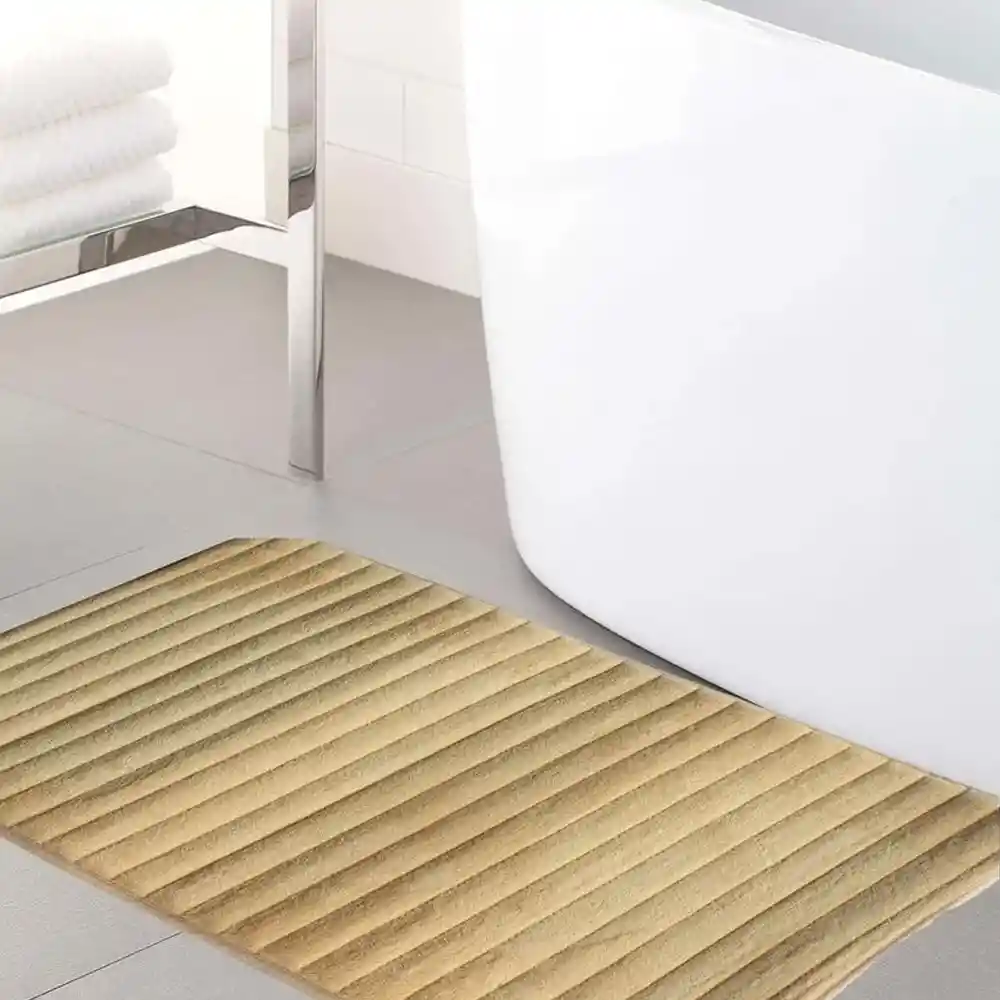 Alfombra Para Baño 40x60cm Memorie -beige