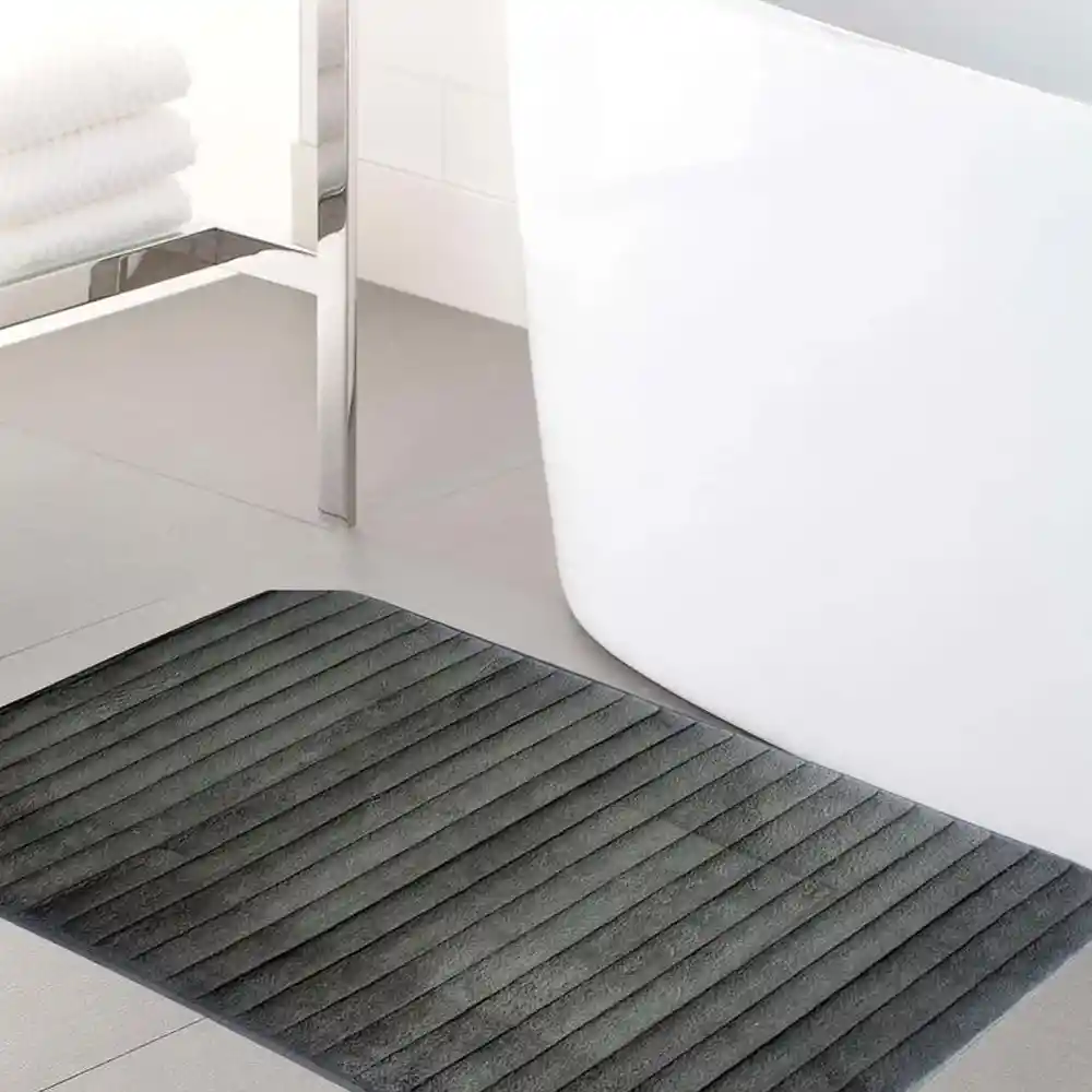 Alfombrapara Baño 40x60cm Memorie -gris