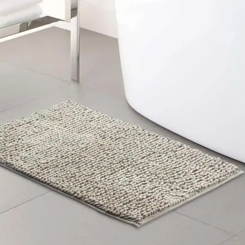 Alfombra Para Baño 40x60cm Shagy Silk -beige