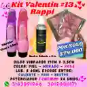 Kit San Valentin, #13, Promocion Rappi, Kit Sexual, Combo Lubricantes, Vibrador, Kit Valentin