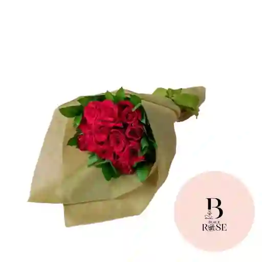 Rosas Rojas Bouquet Con Amor