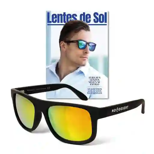 Lentes Negra Espejo Rojo T6 Channel Prom / No Desert