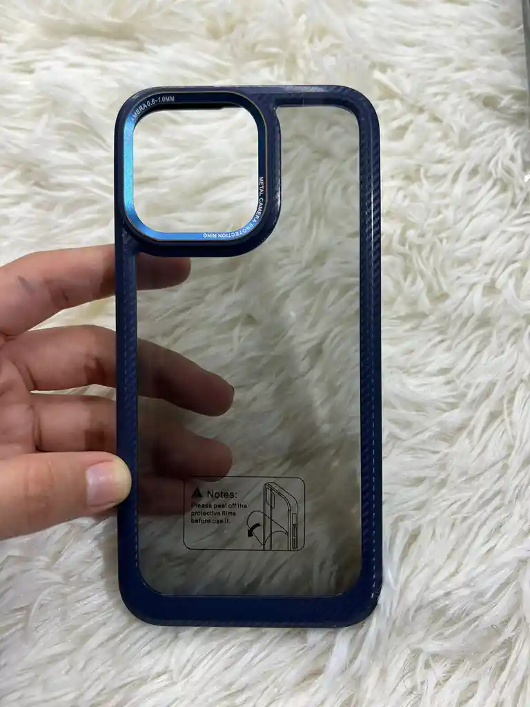 Forro Iphone 15 Pro Max / Diseño / Azul