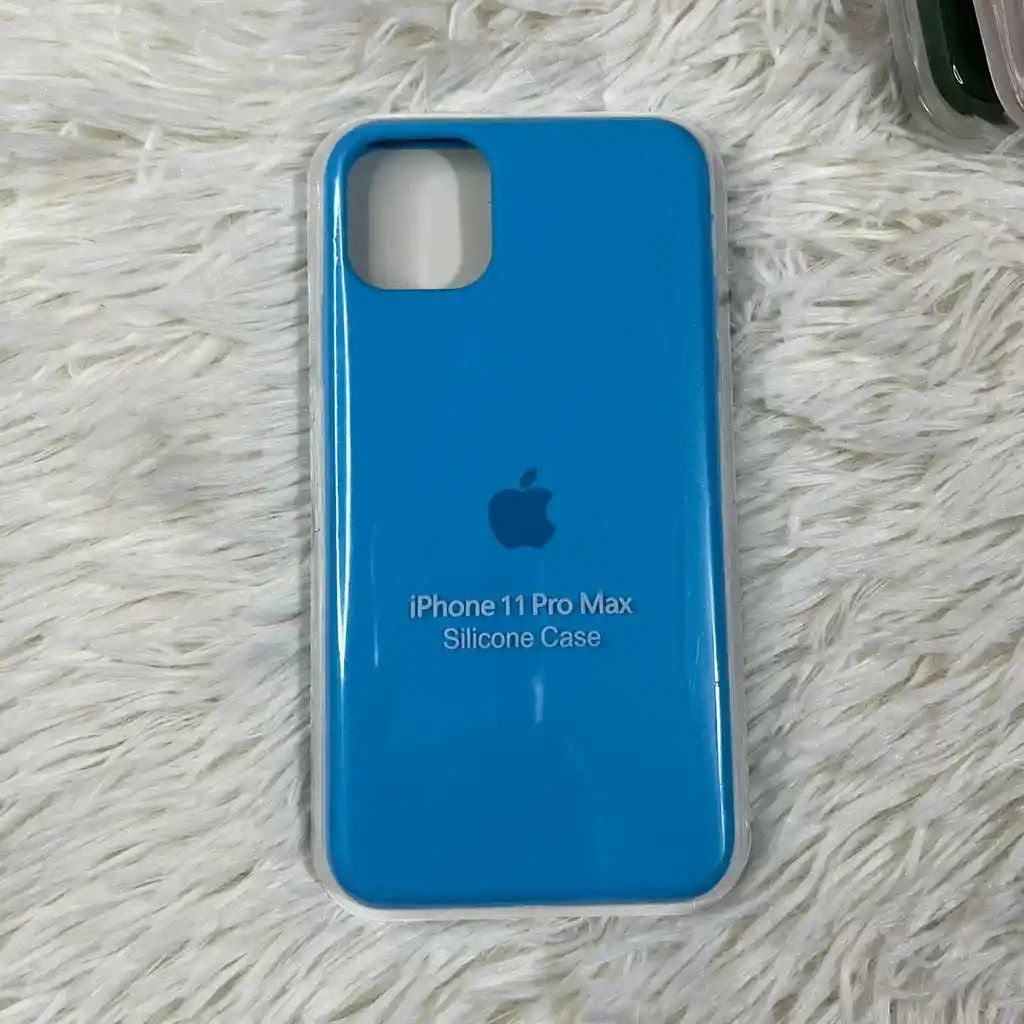 Forro Iphone 11 Pro Max / Silicona Azul