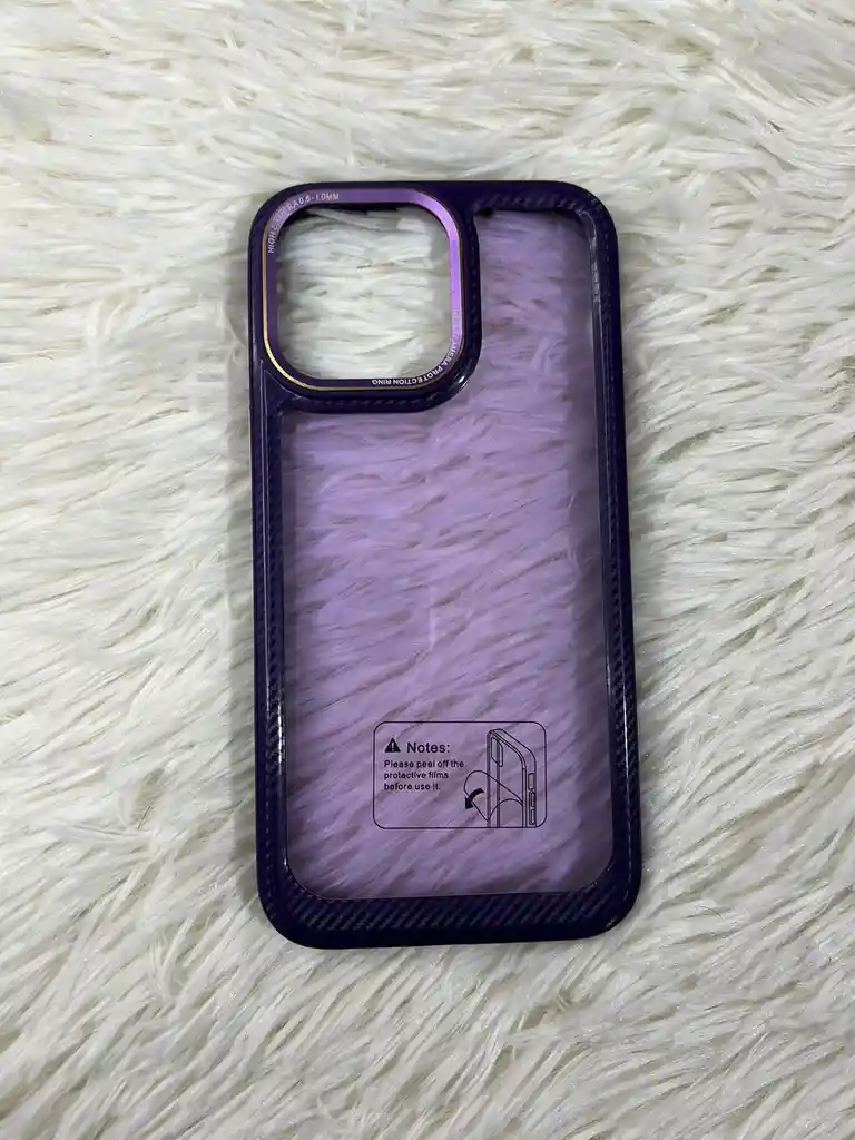 Forro Iphone 15 Plus / Diseño Morado