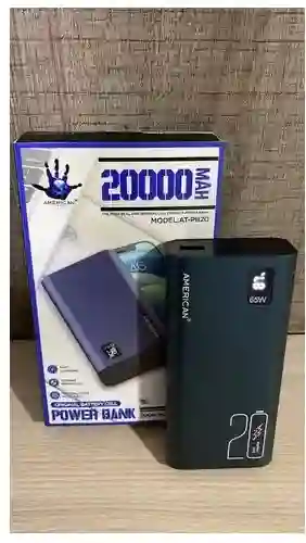 Power Bank Carga Rápida 20.000 Mah American Technology