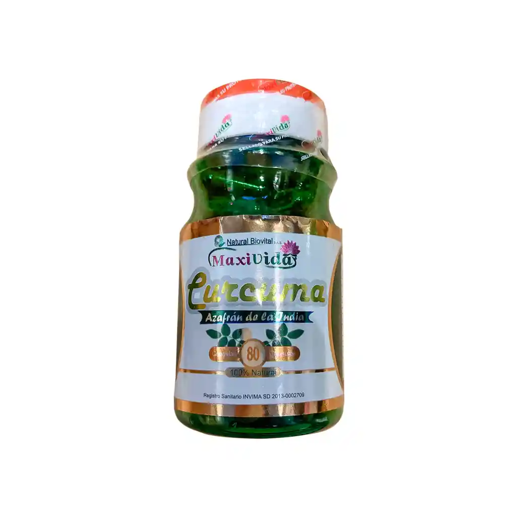 Curcuma 80 Capsulas Maxivida