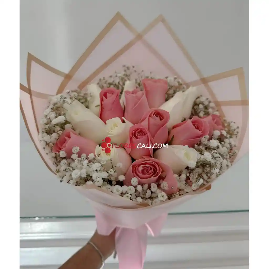 Bouquet Perla Y Rosas