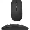 Mouse Plano Cable Usb Óptico Weibo Negro 1600 Dpi Delgado