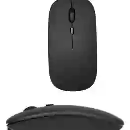 Mouse Plano Cable Usb Óptico Weibo Negro 1600 Dpi Delgado