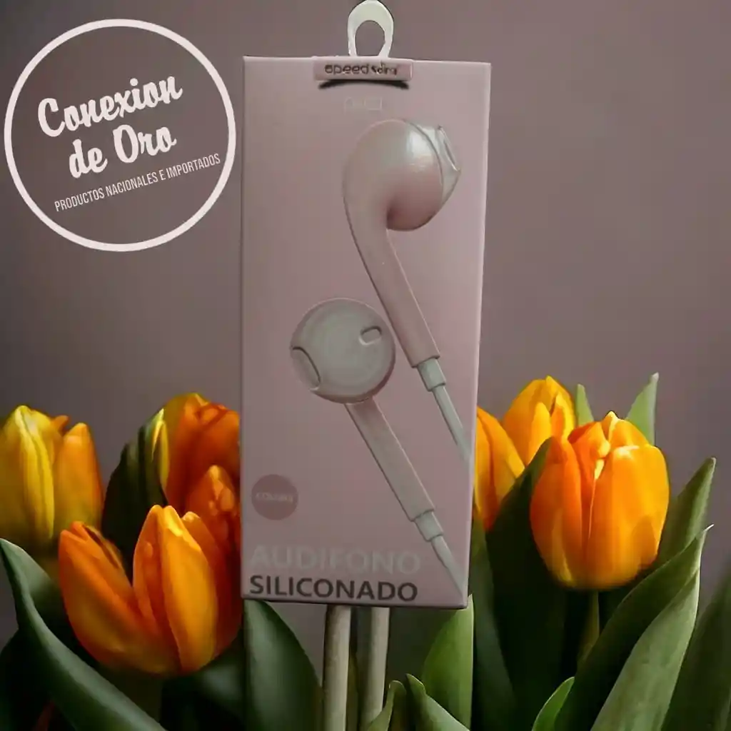 Audífonos Speed Song Sg176 Rosados Manos Libres