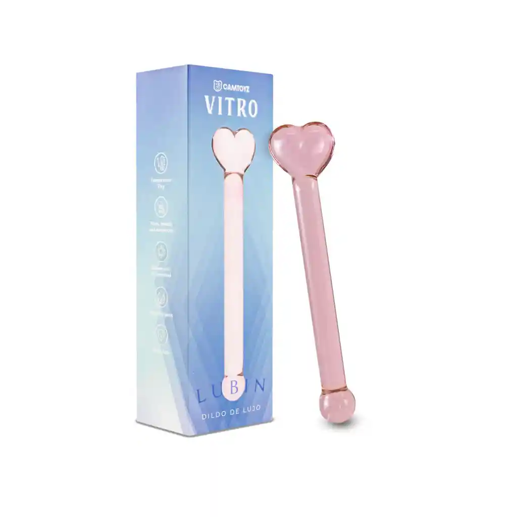 Dildo Consolador De Vidrio Lubin