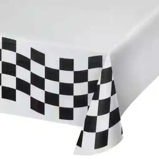 Mantel Cuadros Blancos Y Negros Rectangular